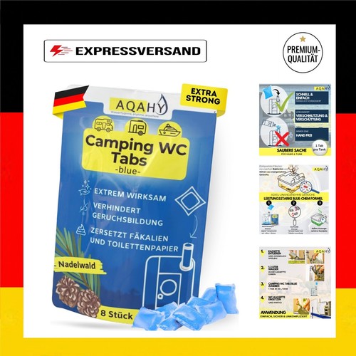 Camping toiletten tabs - camping,