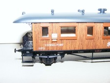 Märklin H0 Personenwagen Holzaufbau 28702 Kungl Post 3271 gelber Briefschlitz