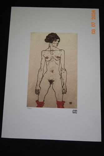 Egon schiele lithographie - schiele,