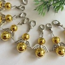 10 Goldene Schutzengel- Glücksbringer- Partyengel - Mitbringsel Hochzeit (K80)