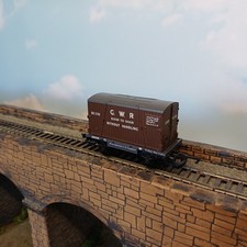 Hornby R6014 Conflat Containerwagen. GWR Tür zu Tür. Modelleisenbahn. Vintage. 