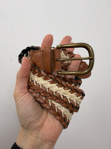 Vintage geflochtener leder - geflochtener,