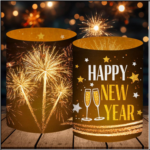 Silvester windlichter - silvester, 12