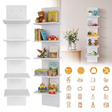 5 Tier Wandregal Bücherregal