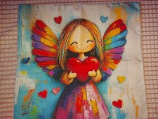 Kissenhülle 45x45 neu - 45x45, engel
