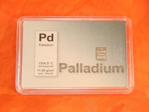 Palladium palladiumbarren - palladium,