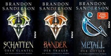 Brandon Sanderson Die Nebelgeborenen Band 5-7 plus 1 exklusives Postkartenset
