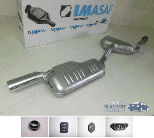 Imasaf esd auspuff - imasaf, anlage