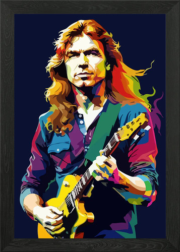 Dave mustaine bunte pop art - dave,