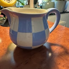 VILLEROY & BOCH Dresden ART DECO Blau Weiß Krug Großer Milchkrug