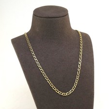 Kette Steg- Stäbchen- Panzer 750/-18k Gelbgold ca. 51 cm, 3,5 mm  -1322