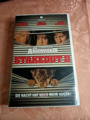 Vhs videokassette stakeout - videokassette,