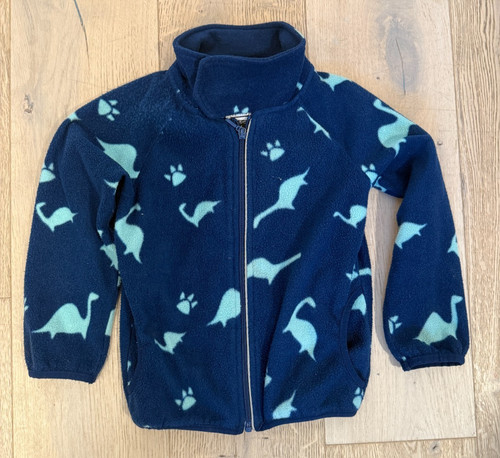 Blaue dino fleecejacke - °°, dino-fleecejacke