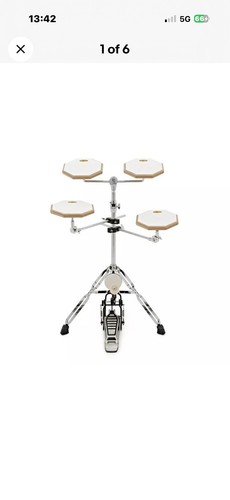 Drum practice pad kit - drum, (neu).