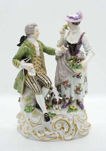Meissen figur gruppe - gruppe, sinne