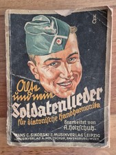 Liederbuch "Alte und neue Soldatenlieder für diatonische Handharmonika" 1940