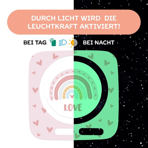 Schutzfolie nachtleuchtend