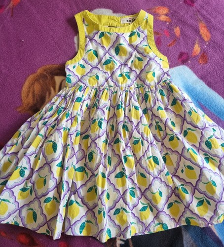 Boden mädchen kleid - boden, zitronen