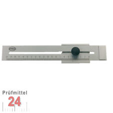 STEINLE Streichmaß Streichmass Anreißmaß Anreißkante mm-Teilung rostfreier Stahl