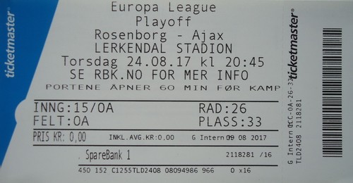 Mint ticket uefa 2017 18 - ticket,