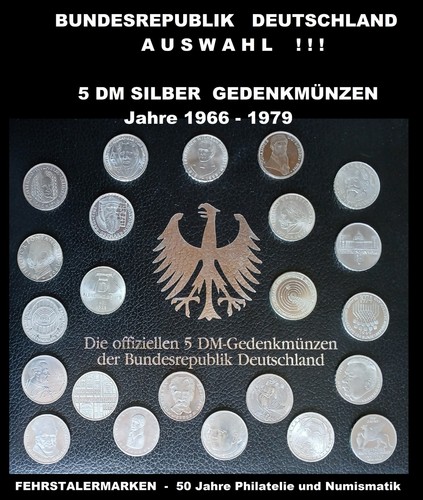 Silber gedenkmünze - dm,
