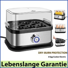 Edelstahl Eierkocher 6 Eier