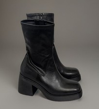 Vagabond  Brooke Plateau Stiefelette Damen Leder Schwarz Boots Gr 39