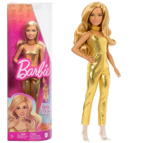 Goldene barbie puppe - barbie, hrh19