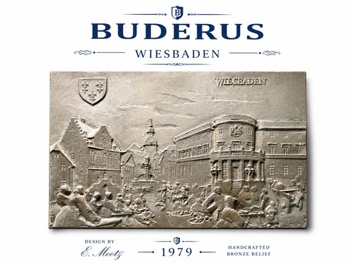 Rar buderus bronze relief - rar,