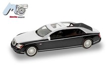 Maybach 62S, schwarz/silber