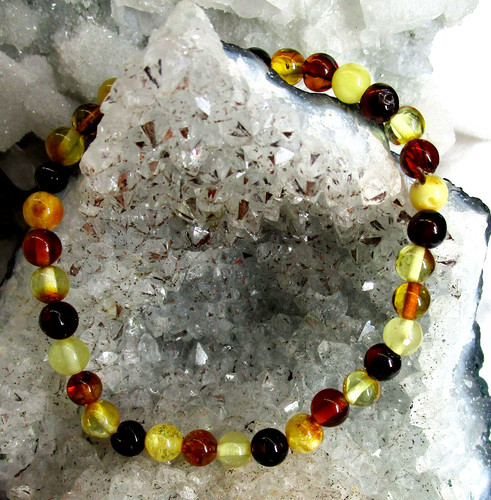 Bernstein kugelarmband - ,