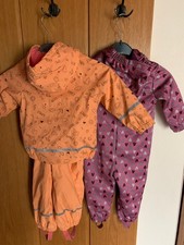 2er Set Matsch - Buddeloverall + Matsch und Buddeljacke mit Hose Gr. 86 92,