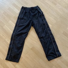 Fahrrad Regenhose schwarz L Herren seitliche Reisverschluss