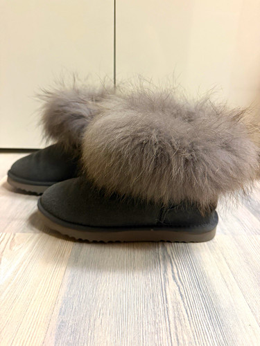 Oog stiefel grau - oog, lammfell