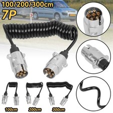 Verlängerungskabel Anhängerkabel 7 polig 1/2/3m 12V Stecker Spiralkabel Anhänger