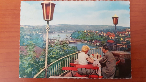 Postkarte a421 gelaufen