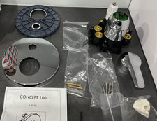 Concept 100  Fertig-Set Wanne  in chrom , A 4948 AA