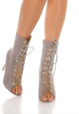 Sexy Peeptoe Stiefelette