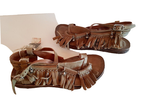 Damen leder sandalen - damen,