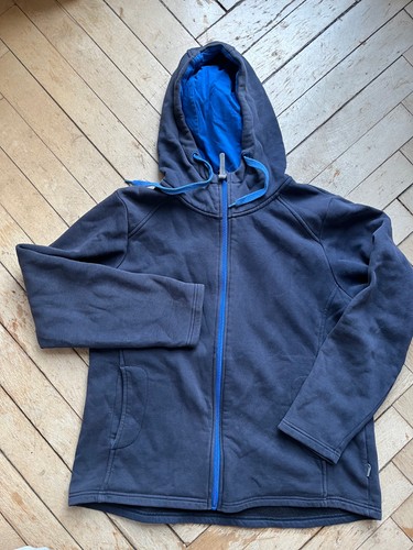 Sweatshirtjacke blau mit