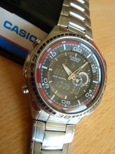 CASIO EDIFICE EFA-121 THERMOMETER WORLD TIMER MULTIFUNKTION  SPORTUHR 