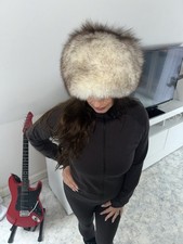 Pelzmantel  Damen Hut Mütze