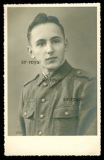Berlin Spandau 1944 - junger Wehrmacht Soldat Egon - WK2 Foto-AK 9x14cm