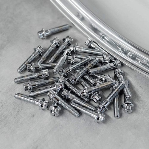 140x 32mm chrom verchromt - m8,