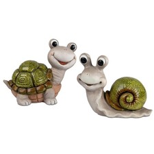 2er Set Garten Dekofiguren