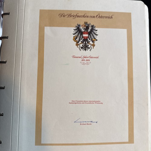 Richard borek briefmarkenalbum - richard,