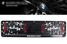Kennzeichenunterlage/Kennzeichenhalter - BMW "BMW GROUP CLASSIC" 1 Stk.