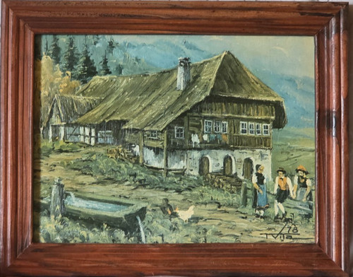 ölgemälde vita 1978 - Ölgemälde, t