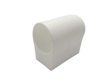 Bodengleiter für Tisch 28mm weiß