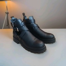 Even & Odd Damen Stiefeletten 45 Cutout schwarz Riemchen